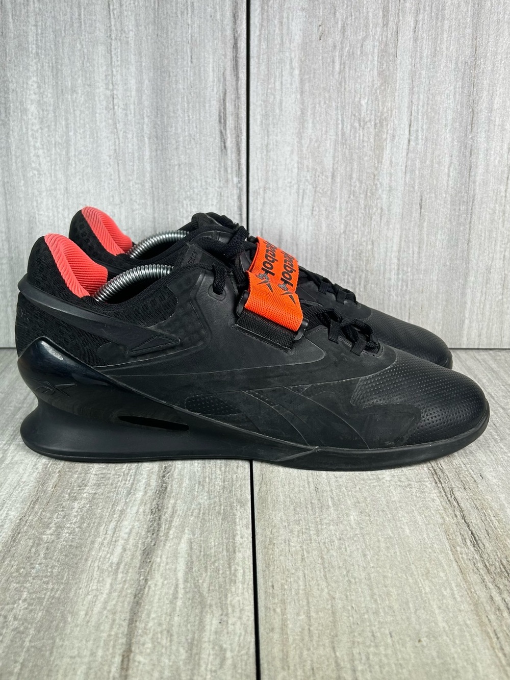 Reebok Legacy Lifter 2 Black Weight Training Lifting Gym Sneaker Mens Size 10.5
